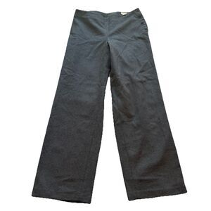 NWOT Vintage J.Crew Women’s 14 Gray Wool Cashmere Wide Leg Sailor Pants Trousers